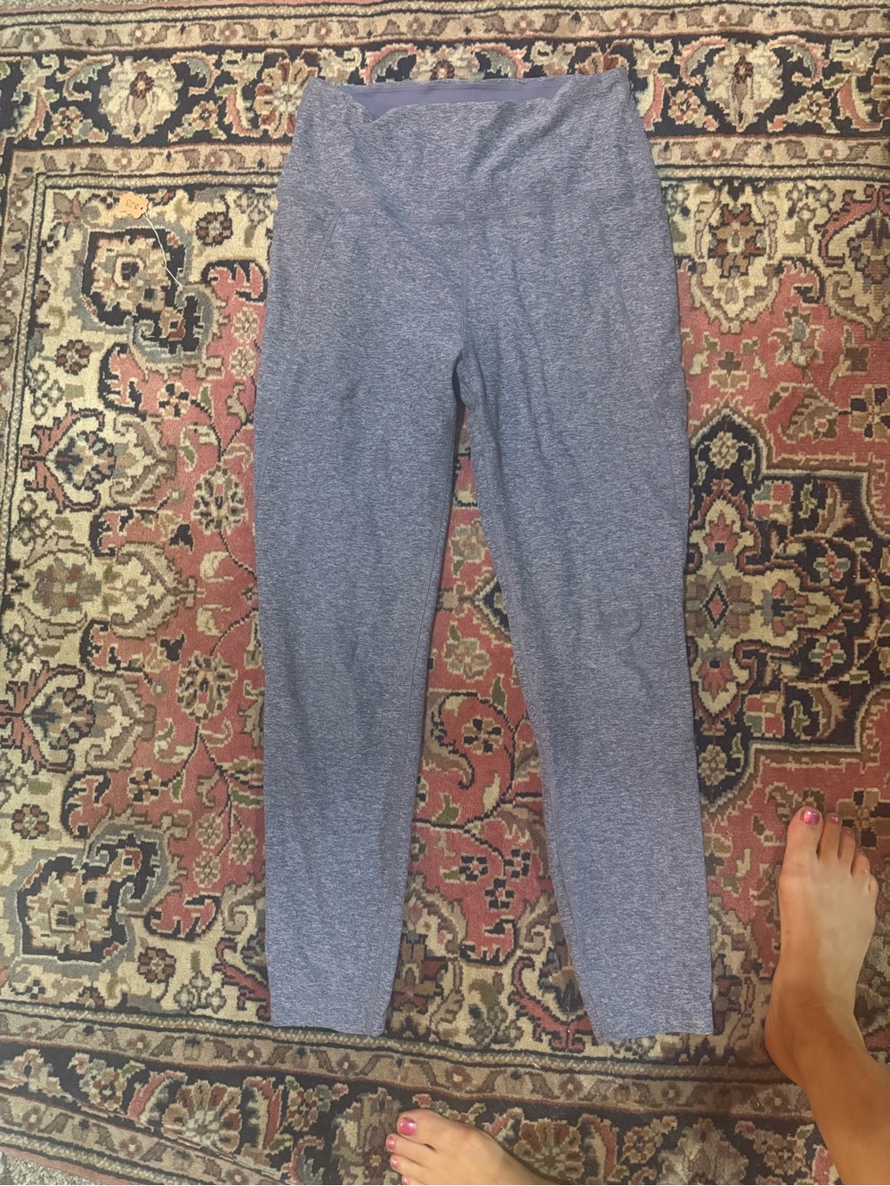 Beyond Yoga Women's Purple and Gray leggings